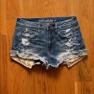American Eagle Denim Shorts - Size 4